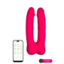 Vibrador Dupla Penetração Controle Via Aplicativo Pink