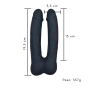 Vibrador Dupla Penetração Controle Via Aplicativo Preto Vibrador Dupla Penetração Controle Via Aplicativo Preto