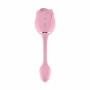 Vibrador Duplo Em Formato de Rosa para Ponto G e Clitóris Immortal Flower 3 Rosa - S-Hande