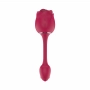 Vibrador Duplo Em Formato de Rosa para Ponto G e Clitóris Immortal Flower 3 Rosa - S-Hande