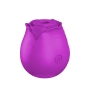 Vibrador e Sugador de Clitóris em Formato de Rosa Vibrador e Sugador de Clitóris em Formato de Rosa