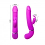 Vibrador Ejaculador com Estimulador Clitoriano Pretty Love Henry