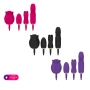 Vibrador em Formato de Flor com 4 Tipos de Estimuladores Pink