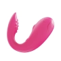 Vibrador em U com Aplicativo à Longa Distância e 10 Modos de Vibração com Estimulador na Ponta Pink - YOUVIBE