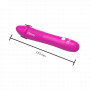 Vibrador Estimulador do Ponto G em Formato Glande com Textura Massageadora