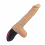 Vibrador Pênis de Borracha Flexível 18 x 4 cm