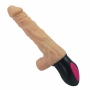 Vibrador Pênis de Borracha Flexível 18 x 4 cm