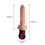Vibrador Pênis de Borracha Flexível 18 x 4 cm