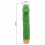 Vibrador Pênis de Borracha Verde 22,5 x 4,5 cm