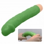 Vibrador Pênis de Borracha Verde 22,5 x 4,5 cm