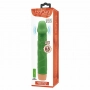 Vibrador Pênis de Borracha Verde 22,5 x 4,5 cm