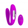 Vibrador Para Casal 12 Vibrações e Controle Wireless Pretty Love Letitia