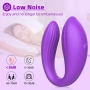 Vibrador para Casal com 10 Modos de Vibrações com Controle via Aplicativo Roxo - MANNUO Vibrador para Casal com 10 Modos de Vibrações com Controle via Aplicativo Roxo - MANNUO