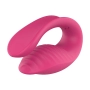 Vibrador para Casal com Controle Remoto e 7 Modos de Vibrações Pink