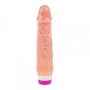 Vibrador Pênis de Borracha 19,5 x 4.0 cm Pele Clara Dildo Baile