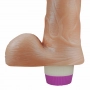 Vibrador Pênis de Borracha com Escroto 18 x 4,4cm 1577CB