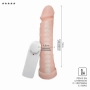 Vibrador Pênis Realístico em Cyber Skin com Vértebra 18 x 4,5 cm 15101.25