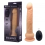 Vibrador Pênis Realístico Vai e Vem com Controle e Ventosa