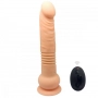 Vibrador Pênis Realístico Vai e Vem com Controle e Ventosa