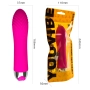 Vibrador Personal Aveludado Recarregável com 10 Modos de Vibração Magenta - YOUVIBE
