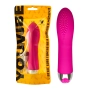 Vibrador Personal Recarregável Textura com 10 Modos de Vibração Magenta - YOUVIBE