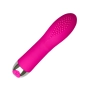 Vibrador Personal Recarregável Textura com 10 Modos de Vibração Magenta - YOUVIBE