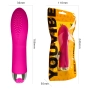 Vibrador Personal Recarregável Textura com 10 Modos de Vibração Magenta - YOUVIBE