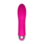 Vibrador Personal Recarregável Textura com 10 Modos de Vibração Magenta - YOUVIBE