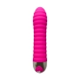 Vibrador Personal Textura Anéis Recarregável com 10 Modos de Vibração Magenta - YOUVIBE