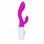 Vibrador Ponto G 30 Vibrações e Estimulador Clitoriano Pretty Love Brighty