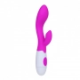 Vibrador Ponto G 30 Vibrações e Estimulador Clitoriano Pretty Love Brighty