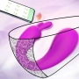 Vibrador Ponto G com Estimulador Clitoriano | Controle por App | 09 Modos de Vibração | Silicone Macio