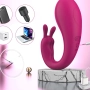 Vibrador Ponto G com Estimulador Clitoriano | Controle por App | 09 Modos de Vibração | Silicone Macio