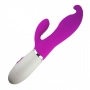 Vibrador Ponto G com Estimulador Clitoriano e Textura Massageadora