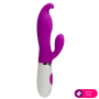 Vibrador Ponto G com Estimulador Clitoriano e Textura Massageadora