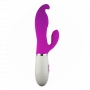 Vibrador Ponto G com Estimulador Clitoriano e Textura Massageadora