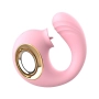 Vibrador Ponto G com Estimulador Clitoriano Língua Mágica Rosa Vibrador Ponto G com Estimulador Clitoriano Língua Mágica Rosa