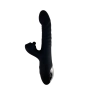 Vibrador Ponto G com Estimulador Clitoriano Recarregável Preto