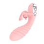 Vibrador Ponto G com Estimulador Clitoriano Rosa Vibrador Ponto G com Estimulador Clitoriano Rosa