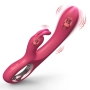 Vibrador Ponto G com Estimulador Rabbit Pink