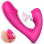 Vibrador Ponto G e Sugador de Clitóris com 9 Modos de Vibração e Pulsação Fierce - S-Hande