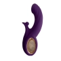 Vibrador Ponto G Formato de Glande com Estimulador Clitoriano com 10 Modos de Vibrações Roxo