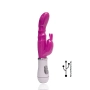 Vibrador Ponto G Recarregavél com 8 Vibrações e Estimulador Clitoriano