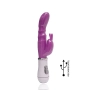 Vibrador Ponto G Recarregavél com 8 Vibrações e Estimulador Clitoriano