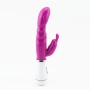 Vibrador Ponto G Recarregavél com 8 Vibrações e Estimulador Clitoriano