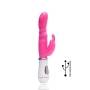 Vibrador Ponto G Recarregavél com 8 Vibrações e Estimulador Clitoriano
