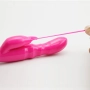 Vibrador Ponto G Recarregavél com 8 Vibrações e Estimulador Clitoriano