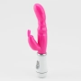 Vibrador Ponto G Recarregavél com 8 Vibrações e Estimulador Clitoriano