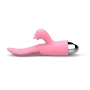Vibrador Rabbit Ponto G em Formato de Língua com 30 Modos de Vibrações Rosa