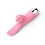 Vibrador Rabbit Ponto G em Formato de Língua com 30 Modos de Vibrações Rosa
